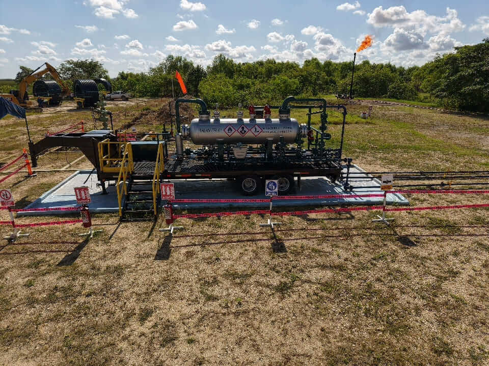 Equipo Equipo de separación trifásico